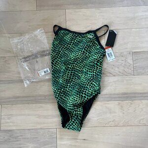 TYR Women’s Swarm Diamondfit Green Size 34